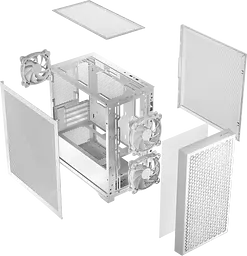 Корпус LogicConcept Dart Pro Mini White (AM-DART-PRO-0000-20) - мініатюра 5