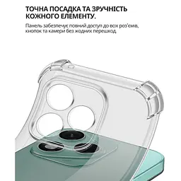 Чохол до мобільного телефона BeCover Anti-Shock Honor 400 Lite Clear (714711) - мініатюра 3