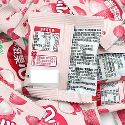 Китайські жувальні цукерки Orion Peelable Lychee Flavor Gummy Candy Лічі 17г - мініатюра 5