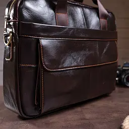 Сумка чоловіча під ноутбук 14750 Vintage коричнева - мініатюра 9
