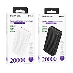 Портативна батарея Power Bank Borofone BJ56A Graceful 20000mAh (Чорний) - мініатюра 5