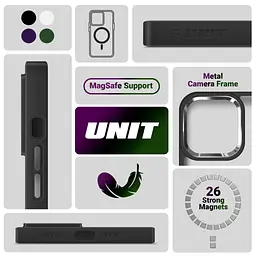 Чохол до мобільного телефона Armorstandart Unit MagCase Apple iPhone 17 Black (ARM86281) - мініатюра 5