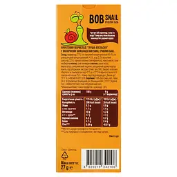Фруктовий мармелад Bob Snail Груша-Апельсин в бельгійському молочному шоколаді 27 г - мініатюра 2