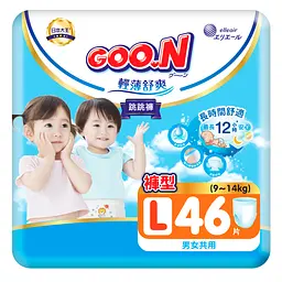 Трусики-підгузки Goo.N Slim & Comfortable Розмір 4(L) (9-14кг) 46 шт.