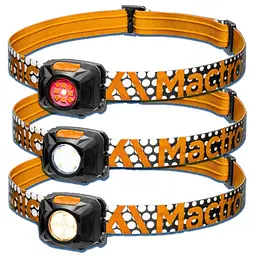 Ліхтар налобний Mactronic Rebel (400 Lm) Cool/Warm White/Red LED Recharg Type-C (AHL0061UC) (DAS303688) - мініатюра 2