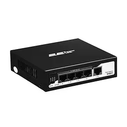 Комутатор PowerLink SP401F 5xFE (4xPoE, 1xUplink), 55Вт, Некерований 2E teh0018106 - мініатюра 3