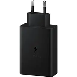 Зарядний пристрій Samsung 65Вт 2xUSB-С PD PPS/USB-A, чорний (EP-T6530NBEGEU) - мініатюра 3
