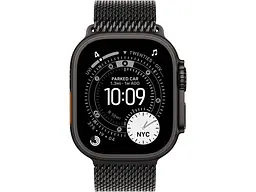 Смарт-годинник Apple Watch Ultra 3 GPS + Cellular 49mm Black Tit. Case w. Black Tit. Milanese Loop - Large (MF1T4) - мініатюра 2