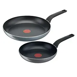 Набір сковорідок Tefal(T-fal) 2 штуки 30 см та 24 см (Cocine y Limpia Facil B5659082) - мініатюра 2