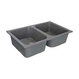 Кухонна мийка Platinum 7648W Twin гранітна глянцева з кріпленням 76x48 см мікс (000024928) - мініатюра 3