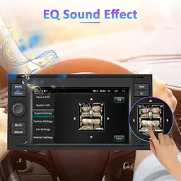Автомагнітола CAMECHO Android 13 7" 1/32 ГБ для Ford з CarPlay та Android Auto - мініатюра 5