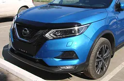 Дефлектор капоту мухобійка для NISSAN QASHQAI 2018-