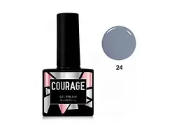 Гель-лак COURAGE 10мл для нігтів №024 Синьо-сірий