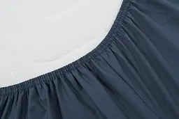 Простирадло на резинці Penelope - Pure lacivert синій 180x200+35 - мініатюра 2