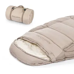 Спальний мішок овальний Naturehike PS300 CNK2350WS026, бежевий - мініатюра 3