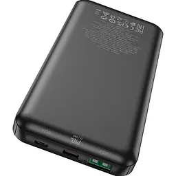 Зовнішній акумулятор Hoco J102 Cool Figure 10000mAh 20W Black [101320] - мініатюра 3