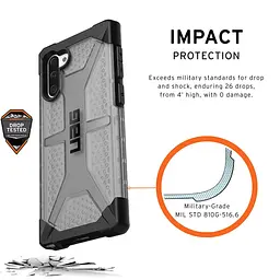 Чохол прозорий протиударний UAG Plasma (Original) 211743113131 для Samsung Galaxy Note 10 (6.3") Ash - мініатюра 2