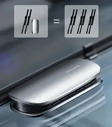 Точилка ремонтник для склоочисника Baseus Rain Wing wiper repairer Silver CRXFQ-0S срібляста - мініатюра 5