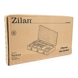 Плита газова Zilan ZLN0032 3 конфорки Black - мініатюра 2