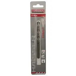 Свердло по металу HSS-Co - 7.0х69х109 мм COBALT DIN 338 Haisser Industrial