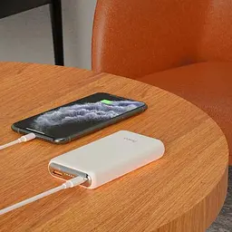 Портативна батарея Hoco Q1 Kraft Fully Compatible 10.000 mAh/PD3.0/QC3.0/38Wh/LED White - мініатюра 3