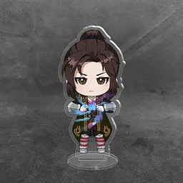 Акрилова колекційна фігурка Chibi Аніме: Розколота битвою синьова небес Янь Сяо / Yan Xiao 10 см
