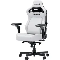 Крісло геймерське Anda Seat Kaiser 4 V2 Size XL до 180 кг ігрове White PVC (AD12YDDC-XLL-20-W-PV/C-03) - мініатюра 2
