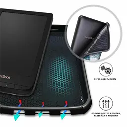 Чохол до електронної книги AirOn Premium для PocketBook 616/627/632 picture 4 (6946795850183) - мініатюра 6