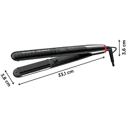 Випрямляч для волосся Rowenta x Karl Lagerfeld K/Pro Stylist Straightener чорний (SF466LF0) - мініатюра 4