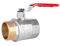 Кран кульовий Thermo Alliance Standart 2" ВЗ прямий, нікель, PN40, важіль SD605NW50PN40