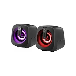 Акустична система Defender J1 LED USB, чорна (65961)