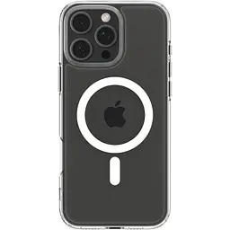 Прозорий чохол Spigen Ultra Hybrid MagSafe Frost Clear для iPhone 16 Pro Max (ACS08002) - мініатюра 4