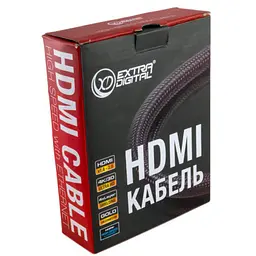 Кабель мультимедійний HDMI M to HDMI M 3.0m Extradigital (KBH1634) - мініатюра 5