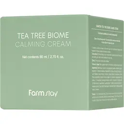 Крем для обличчя FarmStay Tea Tree Biome Calming Cream 80 мл - мініатюра 3