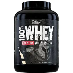 Сироватковий протеїн Nutrex Research 100% Whey Protein, 2.2 кг для нарощування м'язової маси - Шоколад