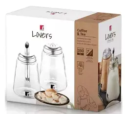 Набір диспенсерів для сипучих Bergner Coffee & tea lovers 200 мл 2 предмети (BG-48570-MM) - мініатюра 2
