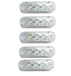 Габарит LED прямокутний 65х20 мм / 12/24V / 3 діоди / Білий 1 шт. (MRT 52 К 171)