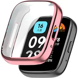 Чохол-накладка DK Silicone Face Case для Xiaomi Redmi Watch 3 Active / 3 Lite (pink rose)