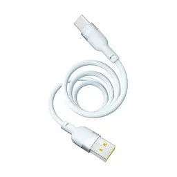 Кабель для заряджання та обміну даними USB Yoki YK-SI50 SILICONE Series USB/Type C 60W 3A/20V 1.2 м Синій - мініатюра 8