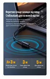 Кабель для принтера UGREEN US135 USB 2.0 USB-A - USB-B 1,5 м чорний (10350) - мініатюра 11