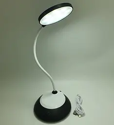 Настільна LED-лампа 40 см сенсорна світлодіодна 7 W акумуляторна (знімний 18650 2 × 1200 mAh) 3000–6500 K TITANUM 022B - мініатюра 6