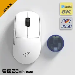 Бездротова миша Zaopin Z2 Mini Max / Три режими підключення / 8K / Сенсор PAW3950 / 30 000 DPI / White - мініатюра 2