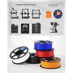Філамент для 3D-принтерів Elegoo PETG 1kg Orange (50.203.0392) - мініатюра 4