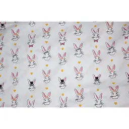 Постільна білизна MirSon Бязь 17-0529 Bunnies white Односпальний (2200003674002) - мініатюра 6