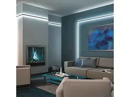 Світлодіодна стрічка EUROLAMP 9,6W/m 5м біла (холодна) LED 60 діодів/м, 24V, - мініатюра 3