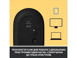 Миша Logitech POP Bluetooth Blast Yellow (910-006546) - мініатюра 8