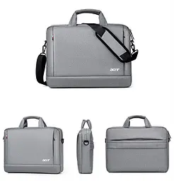 Сумка для ноутбука протиударна 15,6"-17" Acer Digital Сіра (IBN017S5) - мініатюра 3