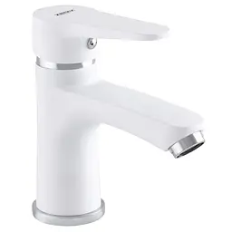 Змішувач для умивальника Zerix PUD1 146 white ZX2797 Білий матовий