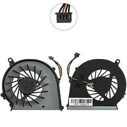 Вентилятор для ноутбука HP COMPAQ 650 655 CQ58 G58 DC 5V 0.45A 4pin (BRUSHLESS KSB05105HC-AG53) (Кулер)