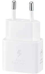 Сітчастий зарядний пристрій Samsung 25W Travel Adapter + Type-C cable Білий (EP-T2510XWEGEU) (6921949) - мініатюра 4